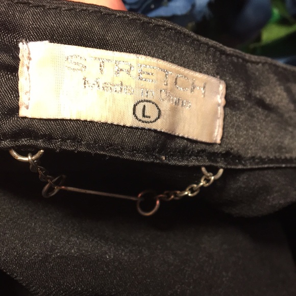 Womens black blouse - Picture 3 of 4